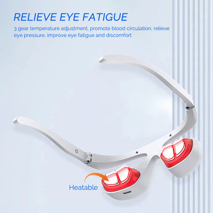 3D Wireless Eye Massager – Red Light Therapy for Dark Circles & Eye Fatigue Relief
